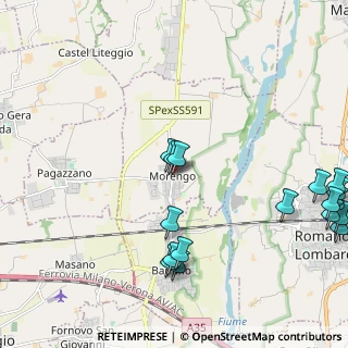 Mappa Piazza Guglielmo Marconi, 24050 Morengo BG, Italia (2.77118)
