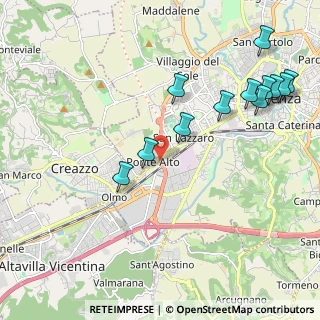 Mappa Strada Superiore verso, 36100 Vicenza VI, Italia (2.38583)