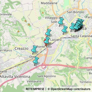 Mappa Strada Superiore verso, 36100 Vicenza VI, Italia (2.649)