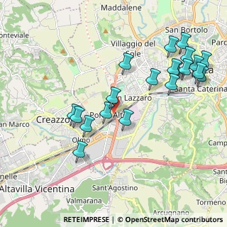 Mappa Strada Superiore verso, 36100 Vicenza VI, Italia (2.226)