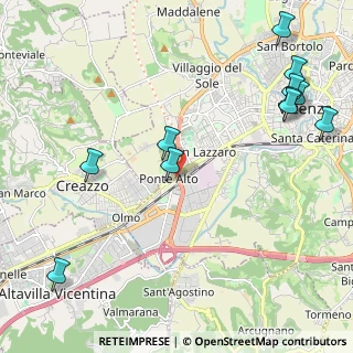 Mappa Strada Superiore verso, 36100 Vicenza VI, Italia (2.75182)