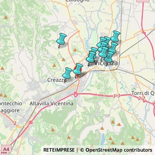 Mappa Strada Superiore verso, 36100 Vicenza VI, Italia (2.93692)