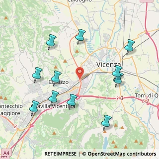 Mappa Strada Superiore verso, 36100 Vicenza VI, Italia (4.54364)