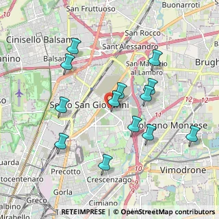Mappa Viale Tommaso Edison, 20099 Sesto San Giovanni MI, Italia (1.87615)