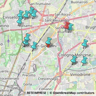 Mappa Viale Tommaso Edison, 20099 Sesto San Giovanni MI, Italia (2.5275)