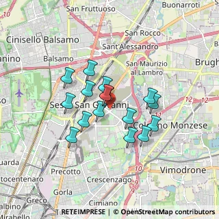 Mappa Viale Tommaso Edison, 20099 Sesto San Giovanni MI, Italia (1.32438)