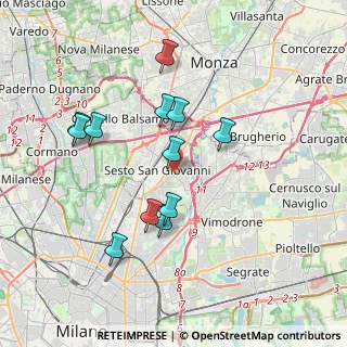 Mappa Viale Tommaso Edison, 20099 Sesto San Giovanni MI, Italia (3.45)