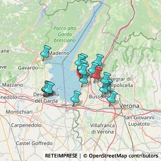 Mappa Passeggio della Pua, 37011 Bardolino VR, Italia (9.98167)