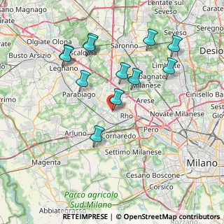 Mappa Via Antonio Fogazzaro, 20017 Rho MI, Italia (7.7025)