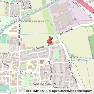 Mappa Via Ospiate,  21, 20021 Rho, Milano (Lombardia)