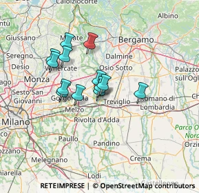 Mappa Cassano d'Adda, 20062 Cassano d'Adda MI, Italia (9.95615)