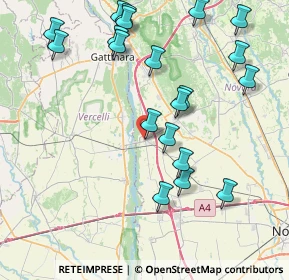 Mappa Piazzale Italia, 28064 Carpignano Sesia NO, Italia (9.049)