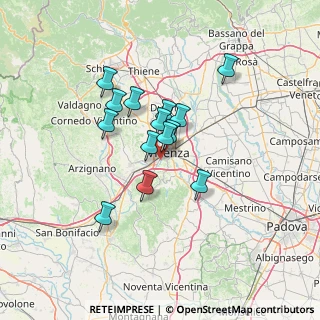 Mappa Via Bruno Viola, 36100 Vicenza VI, Italia (10.14714)
