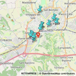 Mappa Via Bruno Viola, 36100 Vicenza VI, Italia (1.39273)