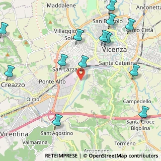 Mappa Via Bruno Viola, 36100 Vicenza VI, Italia (2.81385)