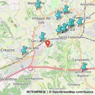 Mappa Via Bruno Viola, 36100 Vicenza VI, Italia (2.52)