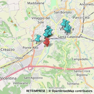 Mappa Via Bruno Viola, 36100 Vicenza VI, Italia (1.25333)