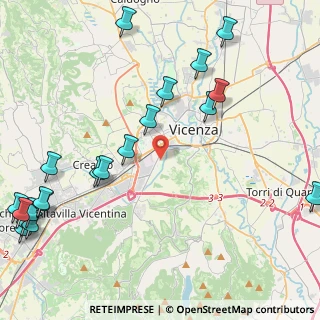Mappa Via Bruno Viola, 36100 Vicenza VI, Italia (5.955)
