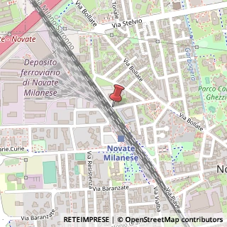 Mappa Via Alessandro Volta, 36, 20026 Novate Milanese MI, Italia, 20026 Novate Milanese, Milano (Lombardia)