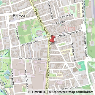 Mappa Via Vittorio Veneto, 77, 20091 Bresso, Milano (Lombardia)