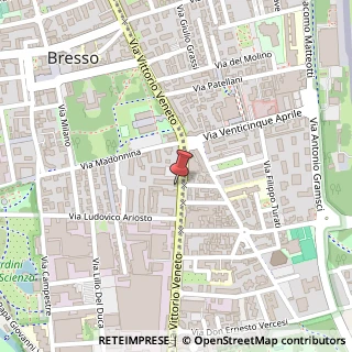 Mappa Via Vittorio Veneto, 92 B, 20091 Bresso, Milano (Lombardia)