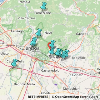 Mappa Via Gioacchino Rossini, 25082 Botticino BS, Italia (6.11909)