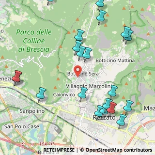 Mappa Via Gioacchino Rossini, 25082 Botticino BS, Italia (2.6685)