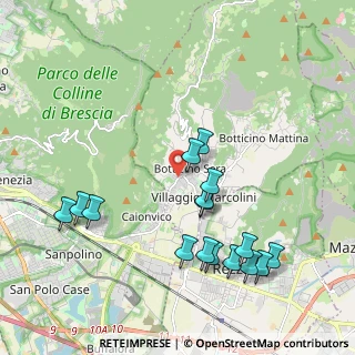 Mappa Via Gioacchino Rossini, 25082 Botticino BS, Italia (2.14688)