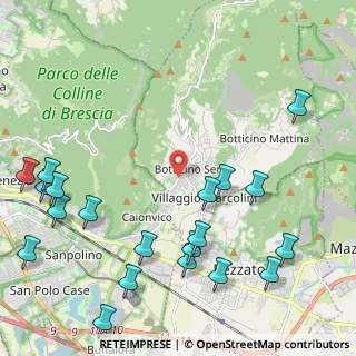 Mappa Via Gioacchino Rossini, 25082 Botticino BS, Italia (2.841)