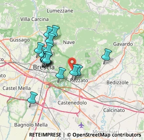 Mappa Via Gioacchino Rossini, 25082 Botticino BS, Italia (6.36824)