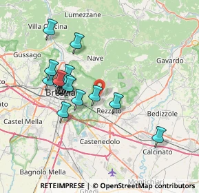 Mappa Via Gioacchino Rossini, 25082 Botticino BS, Italia (6.642)