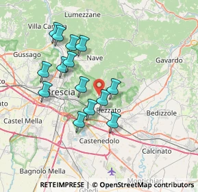 Mappa Via Gioacchino Rossini, 25082 Botticino BS, Italia (6.57143)