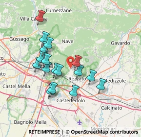 Mappa Via Gioacchino Rossini, 25082 Botticino BS, Italia (6.38235)
