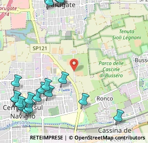 Mappa Via alla Viscontina, 20063 Cernusco sul Naviglio MI, Italia (1.536)