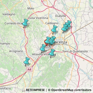 Mappa Via delle Orchidee, 36051 Creazzo VI, Italia (5.76)