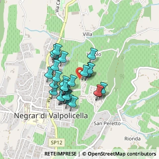 Mappa Via Villa Rizzardi, 37024 Negrar di Valpolicella VR, Italia (0.33103)