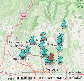 Mappa Via Villa Rizzardi, 37024 Negrar di Valpolicella VR, Italia (7.16632)