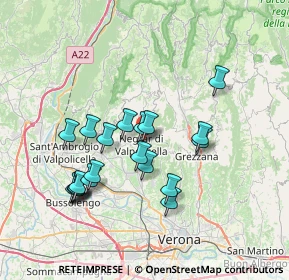 Mappa Via Villa Rizzardi, 37024 Negrar di Valpolicella VR, Italia (6.8075)