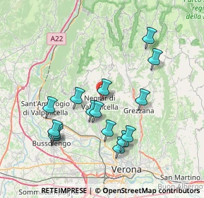 Mappa Via Villa Rizzardi, 37024 Negrar di Valpolicella VR, Italia (7.348)