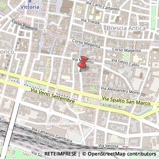 Mappa Corso cavour 26, 25121 Brescia, Brescia (Lombardia)