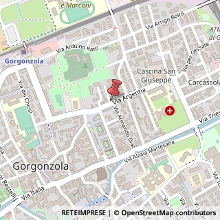 Mappa Via Argentia, 27, 20064 Gorgonzola, Milano (Lombardia)