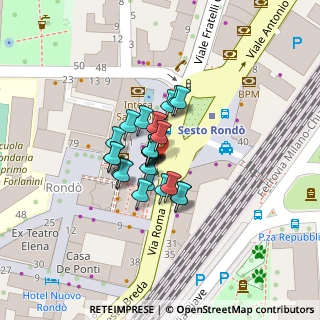 Mappa Piazza Martiri di Via Fani, 20099 Sesto San Giovanni MI, Italia (0)