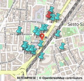 Mappa Piazza Martiri di Via Fani, 20099 Sesto San Giovanni MI, Italia (0.205)