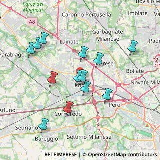 Mappa Via Arduino Ratti, 20017 Rho MI, Italia (3.72077)