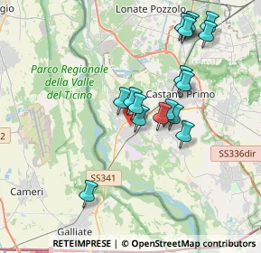 Mappa Via Corte Nobile, 20029 Turbigo MI, Italia (3.55412)