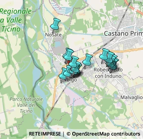 Mappa Via Corte Nobile, 20029 Turbigo MI, Italia (1.105)