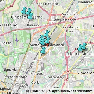Mappa Via Camillo Benso Cavour, 20099 Sesto San Giovanni MI, Italia (1.99)