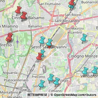 Mappa Via Barnaba Oriani, 20099 Sesto San Giovanni MI, Italia (3.00118)
