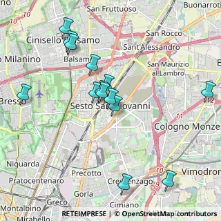 Mappa Via Camillo Benso Cavour, 20099 Sesto San Giovanni MI, Italia (1.96143)