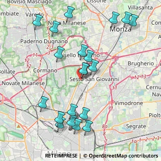 Mappa Viale Fulvio Testi, 20099 Sesto San Giovanni MI, Italia (4.602)